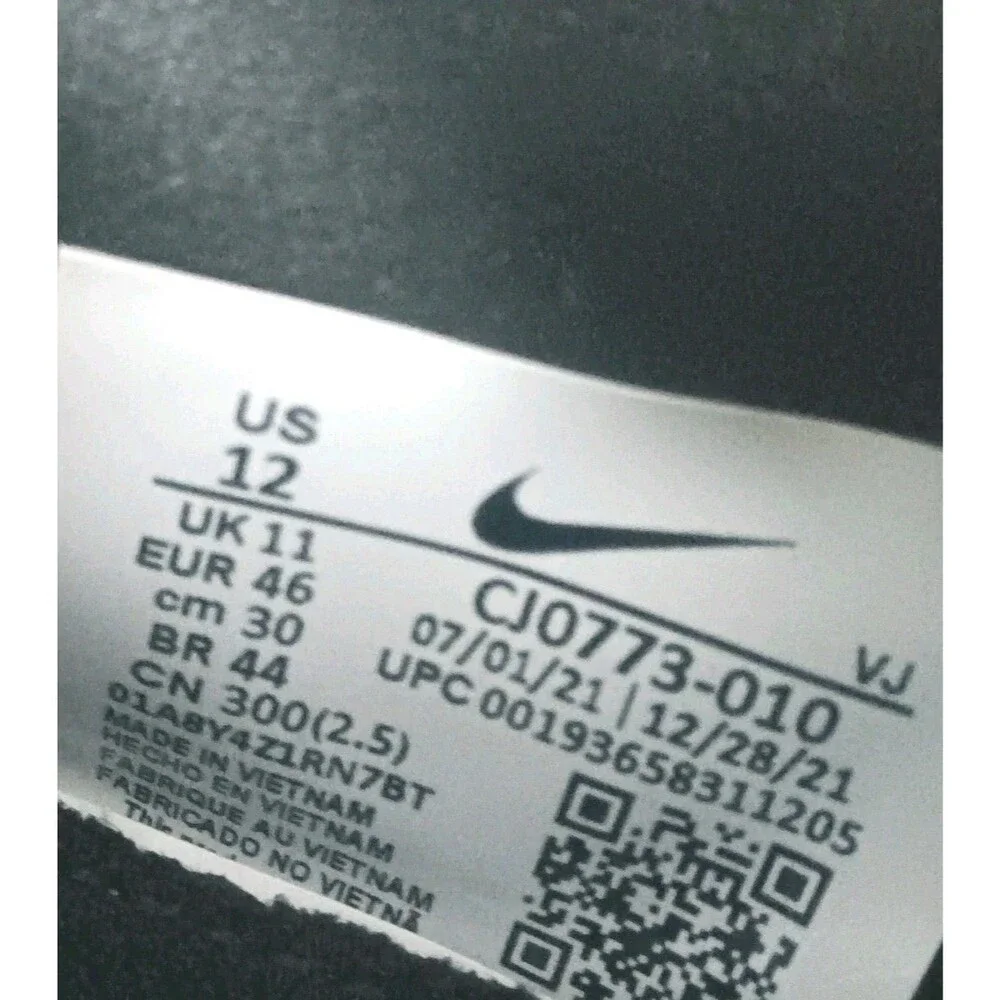 Nike SuperRep Go Shoes Men's Size 12 Sneakers Black~White